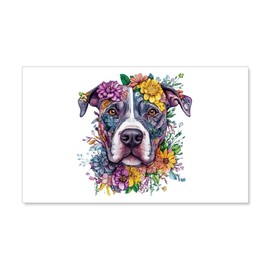CafePress American Pit Bull Terrier 20x12 Wall Decal, Vinyl Wall Peel, Reusable Cling