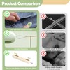 Realand 3 Pack Hand Sewing Seam Ripper and Needle Threader,