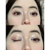 Glitter Eyeshadow Palette Eye Shadow Pallets for Women, Pink Silver