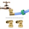 Hydrogarden 2 x Garden Hose Elbow Connector 90 Degree Hose