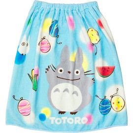 Marushin 1065005100 Ghibli Totoro Wrap Towel, 23.6 inches (60 cm) Length, My Neighbor Totoro, Children's Wearable Bath Towel, Wrap Towel, For Girls, Boys