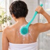 Silicone Back Scrubber for Shower – Long Handle Bath Body