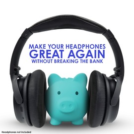 AHG QC35 earpads / QC35 ii Replacement earpads Cushions Compatible with Bose QuietComfort 35 (QC35) / Bose QuietComfort 35 II (QC35 ii) Headphones (Black). Extra Thick Flexisoft foam