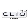 Clio Emblem Car Sticker Tailgate Badge Decoration Logo (Black)