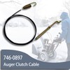 746-0897 Auger Clutch Cable Fits MTD Cub Cadet Craftsman Snow