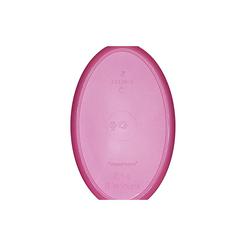 Tupperware Classic Impression 2 Quart Pitcher Fuchsia Pink