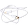 CDL Micro 1 m Gold Plated TV Aerial Cable (M-M)