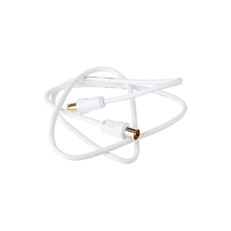 CDL Micro 1 m Gold Plated TV Aerial Cable (M-M)