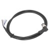 M12 Connector Cable 4 Pin Shielded Right Angle Waterproof Aviation