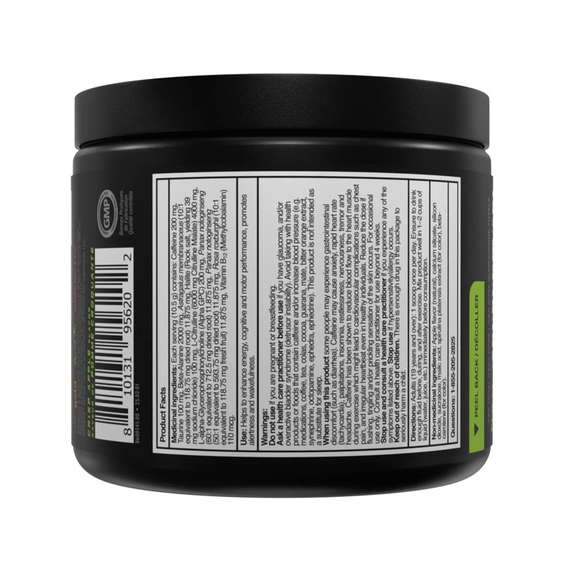 Bucked Up Pre-Workout Powder, 25 Serve (Crisp Apple)