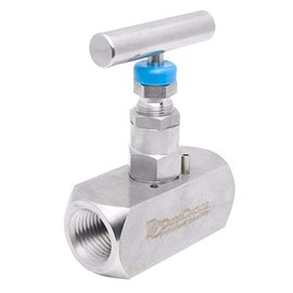 3/8" Stainless Steel (316) Needle Valve - Packed Bonnet FxF NPT, 10,000 PSI