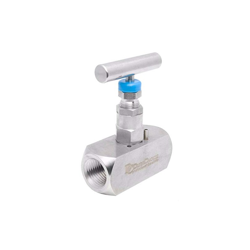 3/8" Stainless Steel (316) Needle Valve - Packed Bonnet FxF