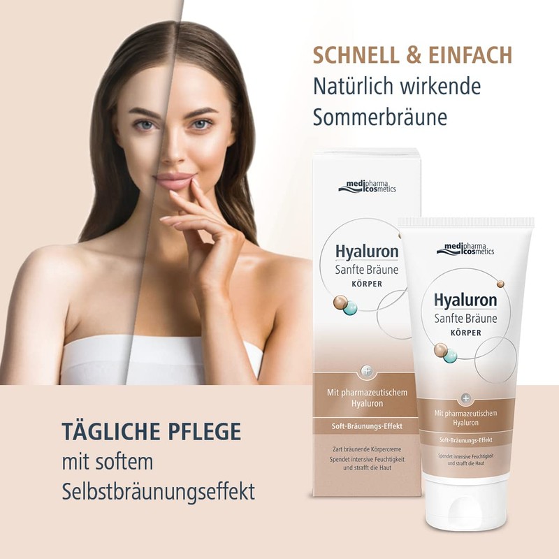 medipharma cosmetics Hyaluronic Gentle Tan Body Care