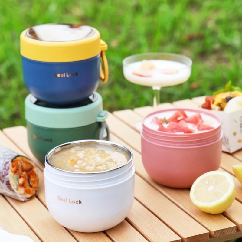 Lunch Box Thermal Food Flask Stainless Steel Insulated Food Soup