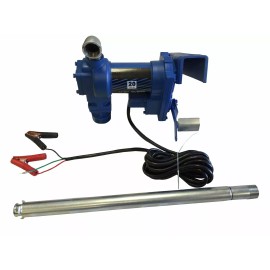 GPM 12VOLT DC 20 GPM GASOLINE FUEL TRANSFER PUMP GAS DIESEL KEROSENE W/NOZZLEKIT