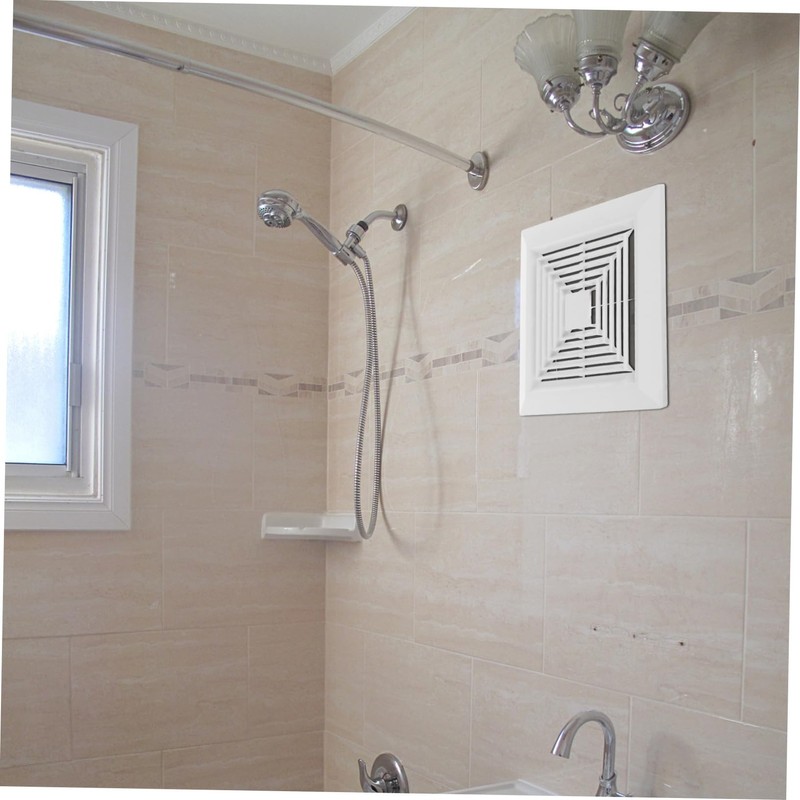 SEWACC Bathroom Exhaust Vent Cover Grille for Square Exhaust Fan