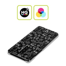 Head Case Designs Pilze Und Herbstlaub Eulen Doodle Harte Rueckseiten Handyhülle Hülle Huelle kompatibel mit Oppo F17