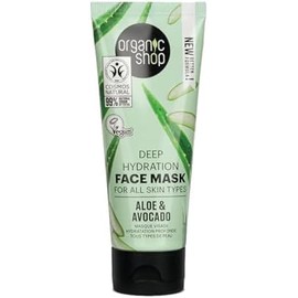 Mascarilla Facial Orgánica Hidratante de Aguacate y Aloe, 75 ml, Organic Shop