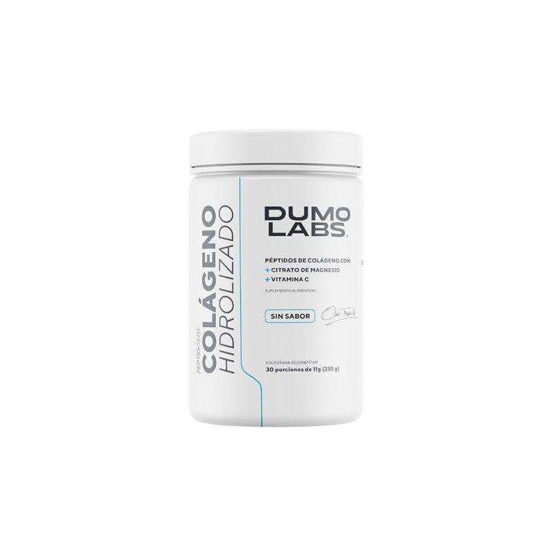 Dumo Labs Colágeno Hidrolizado Polvo Péptidos Sabor Suplemento Alimenticio Fácil