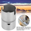 304 Stainless Steel 360 Degree Drop‑in Swivel Marine Fishing Pole