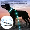 Outdoor Dog LED Collars with Leashes Set USB Rechargeable Pet