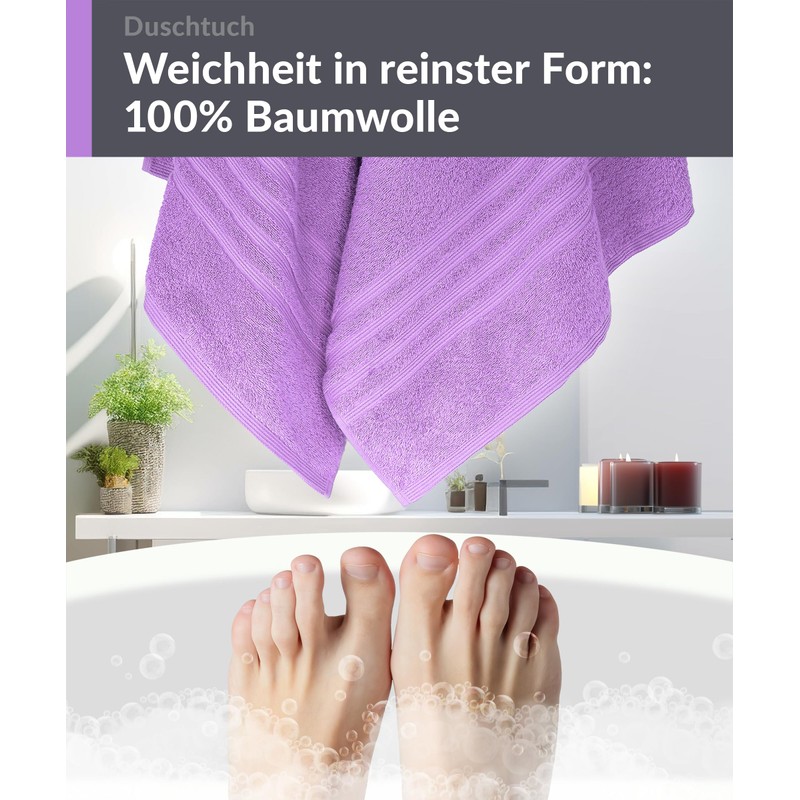 Lashuma Large Bath Towel 70 x 140 cm London Premium