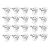 20 Pack 5mm Shelf Support Pegs, L-Shaped Crystal Shelf Pins