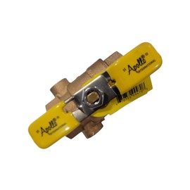 1-inch Ball Valve, Brass Tapped, for PVB4A 91B-105 Pressure Vacuum Breaker for Apollo Combraco