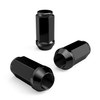 20pcs Black Bulge Lug Nuts - 9/16-18 Thread Size -