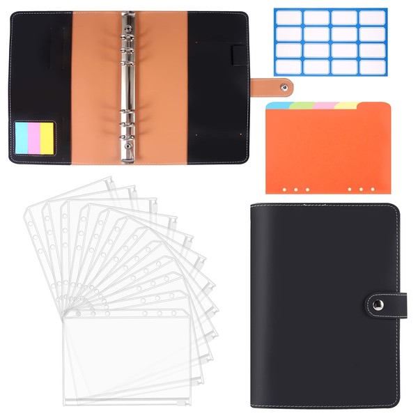 Budget Planner A5, moinkerin Budget Binder with Clear Plastic Binder