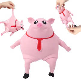 Pig Squeeze Toy, Stress Pig Toy, Piggy Squeeze Toy, Creative Decompression Piggy, Anti Stress Pig Pink, Stress Toy Pig