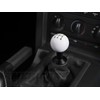 Modern Billet Retro Style 5-Speed Shift Knob; White Compatible with