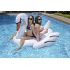 Poolmaster Jumbo Swimming Pool Float Rider, Swan, White Extra Large