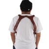 Universal Leather Camera Shoulder Strap Adjustable Belt DSLR Camera Double
