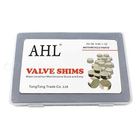 AHL 9.48mm O.D. 1.20mm-4.00mm Thick Adjustable Valve Shim Kit for Honda TRX450R TRX450 R 2004-2009 TRX450ER Electric Start 2006-2009 (52pcs)