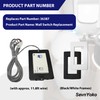 36387 Wall Switch Replacement for Tecma Silence Plus Toilet, Dual