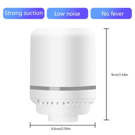 Electric Vacuum Pump, Portable Air Pump for Vacuum Bags, 30 W High Performance Vacuum Pump, Vacuum Pump with an Extremely Powerful Suction of 4.0 kPa