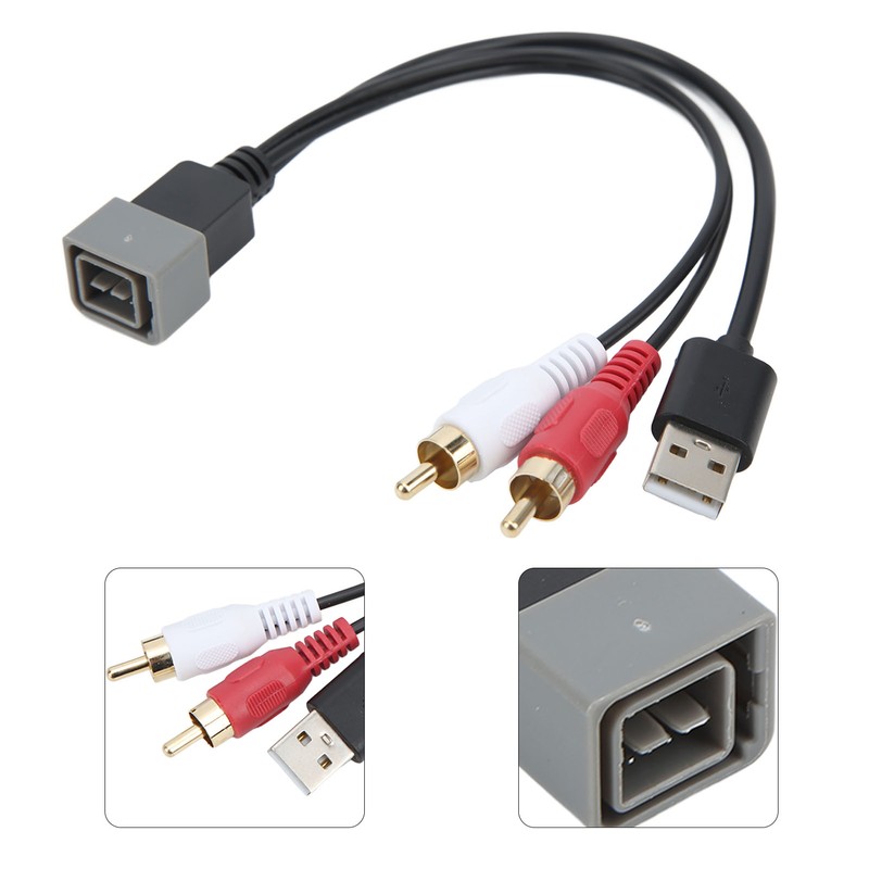 Car Radio USB Port Retention Cable USB Input Adapter Replacement