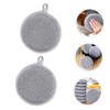Beavorty 10pcs Non-Scratch Dish Scrubber Sponges Round Kitchen Cleaning Cloths