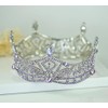 Miss America Crown Austrian Rhinestone Crystal Hair Tiara Desfile T1299