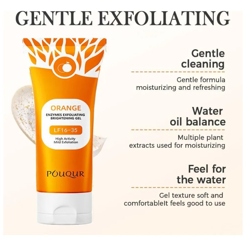 Orange Exfoliating Gel For Face And Body