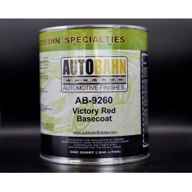 Autobahn Victory Red Basecoat Auto Paint QUART Size GM Code WA9260/High Teck