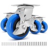 W B D WEIBIDA 5 Inch Heavy Duty Casters Set