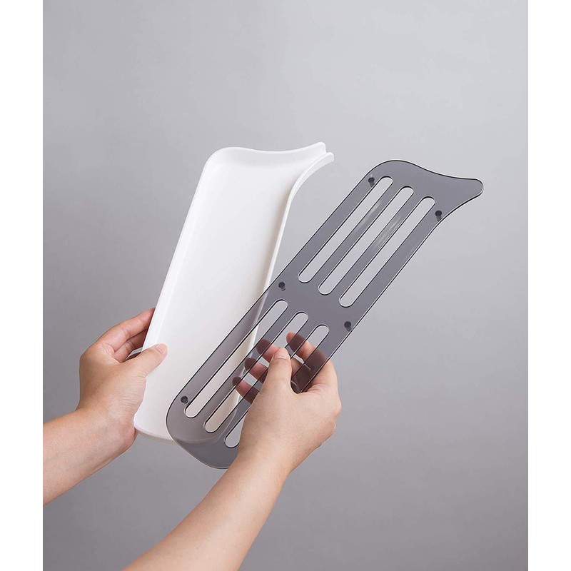 Ohe Dish Drainer, White, Approx. Length 14.4 x Width 4.9