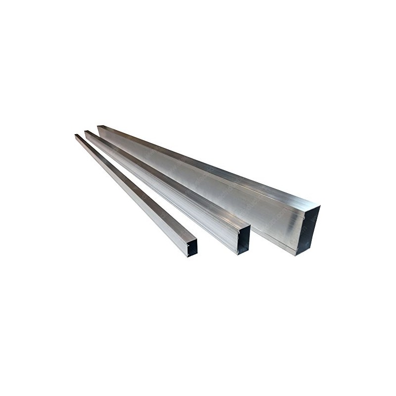 Electriduct Aluminum Metal Surface Cable Raceway Wire Molding - 3.125"