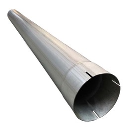 Exhaust Pipe 5" Id Inlet 5" Id Outlet 60" Long | Stainless Steel | Northeastern Exhaust