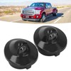 2PCS License Plate Light Lenses Plastic Cover F37Z 13550 AA