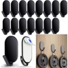 OGIRL Metal Adhesive Wall Hooks: 15-Pack Heavy Duty, No Drill