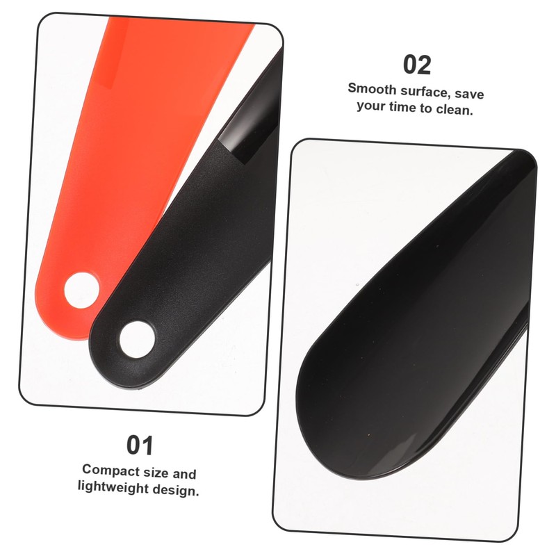 Baluue 14pcs Shoe Horns for Easy Dressing Travel-friendly Shoe Helper