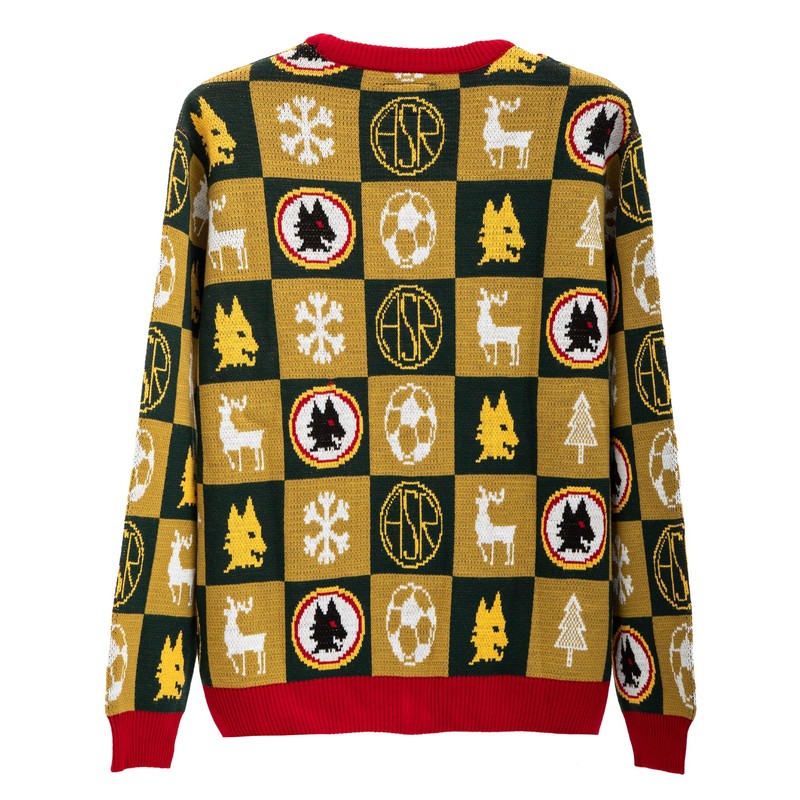AS Roma Christmas Cardigan Sweater Cardigan Unisex – Adult Green